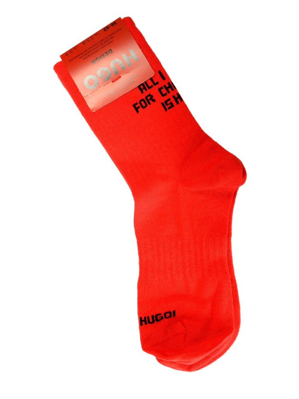 Hugo Boss Unisex Red Socks sz 3-9